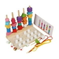 thumbnail image 4 of Juego de juguetes de secuenciación de cuentas de madera Strade Fareast Limited juguetes Montessori, 4 of 8