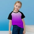 thumbnail image 5 of Atogsazn Toddler Baby Girls Boys Tshirt Raglan Shirt Baseball Tee Cotton T-Shirt Short Long Sleeve Shirt 02-Purple 13-14 Years, 5 of 9