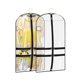 thumbnail image 1 of 2 paquetes de bolsas transparentes para ropa de baile para bailarines con 4 bolsillos, bolsa de ropa para disfraces de baile para niños de 40 pulgadas para viajes y baile, 1 of 5