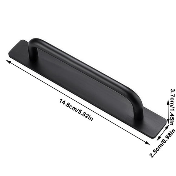 Self Stick Cabinet Drawer Handles Pulls Drawer Push Pull Handles Adhesive Drawer Handles Self Stick Cabinet Drawer Handles Pulls Aluminum Alloy Drawer Push Pull Handles Punch Free