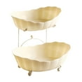 thumbnail image 3 of yotijay Vegetable Holder Serving Tray Parties Kitchen Cake Tiered Fruit Bowl Basket Yellow14.5x25x18.5cm, 3 of 9