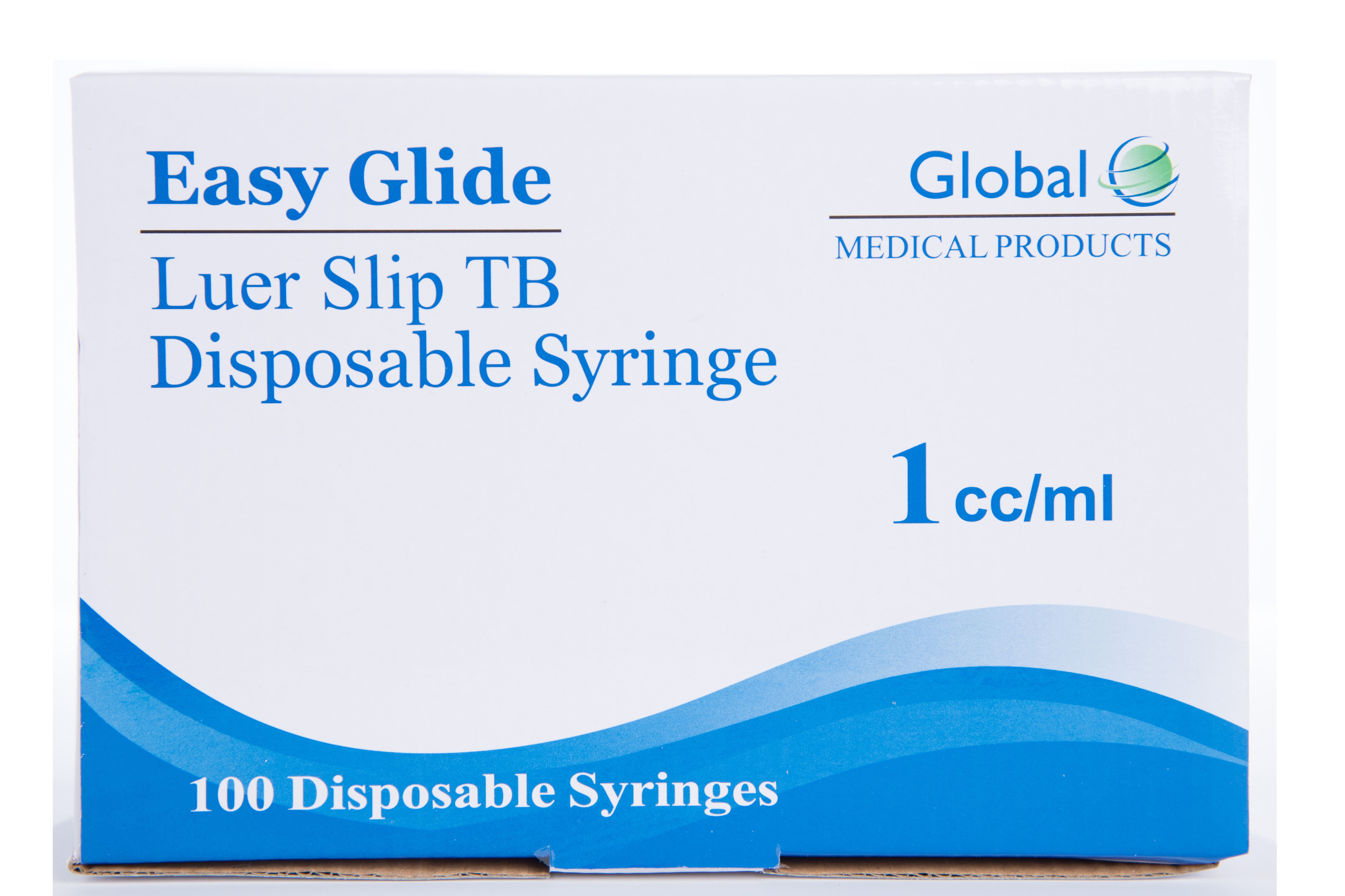 Easy Glide 1cc Sterile Syringe Only With Luer Slip Tip Box Of 100 Walmart Com Walmart Com