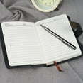 thumbnail image 6 of WEMATE Journal with Lock, Password Journal Kit, A6 PU Leather Journal with Gift Box, Lock Diary (Black), 6 of 6