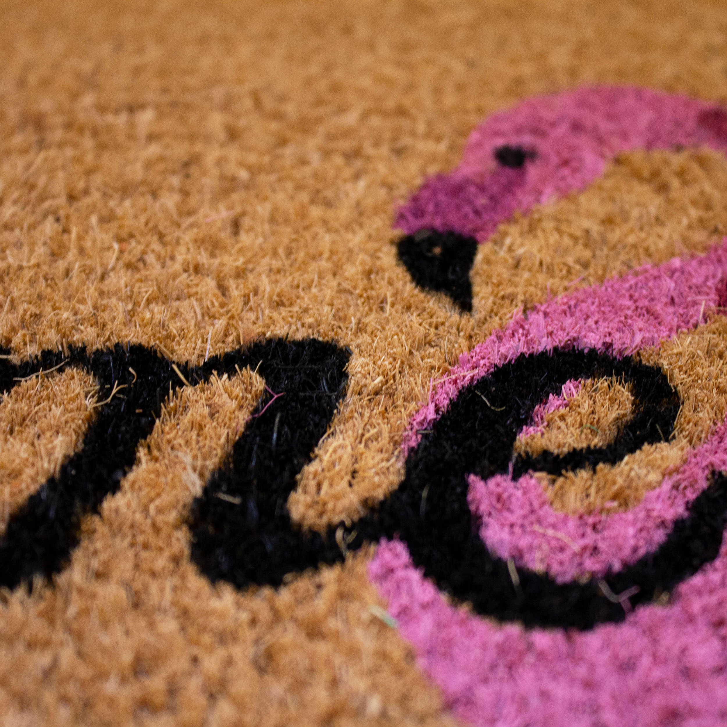 Storm Stopper All Weather Flamingo Duo Indoor/Outdoor Printed Coir Mat