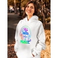 thumbnail image 2 of All You Need Is Music Hoodie Women -SPIdeals Designs, Female 5X-Large, 2 of 4
