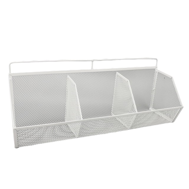 3 Rejillas Organizador De Canasta De Colgantes De Pared, Cocina Cesta De Alambre De Metal De Cuello Colgante, Cesta De Almacenamiento De Fruta De Montaje En La Pared Para