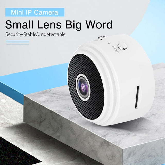 Mini cámara 1080P HD WiFi IP Vigilancia Cámara doméstica Videocámara DV (Blanco)