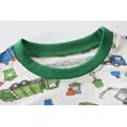 thumbnail image 4 of FEDPOP Toddler Boys Car Pajamas Bamboo Viscose Kids Long Sleeve Snug fit Pjs 2pcs Set 7T, 4 of 7
