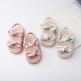 thumbnail image 5 of NOKIO Kids' Leather Sandals Toddler Jelly Sandals Girls' Boho Sandals Girls Sandals Princess Shoes Children Girls Summer Sandals Indoor Shoes Baby Non Slip Soft Soled Toddler Shoes, 5 of 7