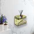 thumbnail image 1 of Double Tissue Box Pull-out Wall Mounted Tissue Multi-functional Tissue Box No Punch Facial Towel Storage Shelves, 1 of 6