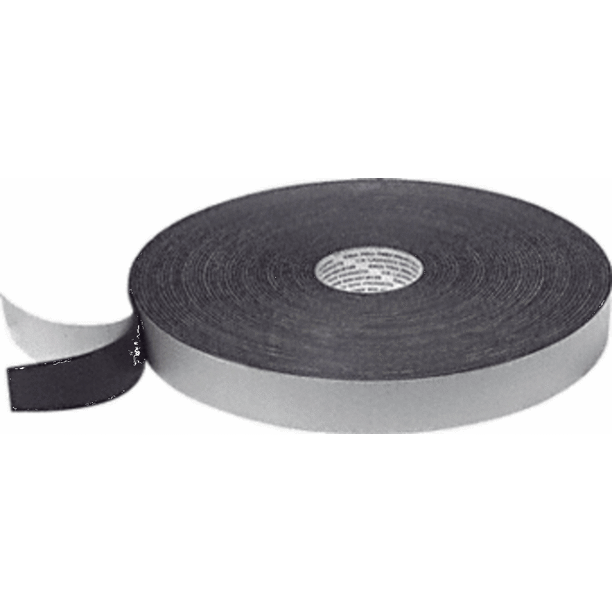 CRL 74814X1BL Black 1/4" x 1" Single Sided Foam Glazing Tape Walmart