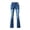 zb-Dark Blue, variant on Flare Jeans for Women High Waist Bootcut Stretchy Stacked Wide Leg Jeans Teen Girls Trendy Hippie Pants with Pockets