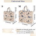 thumbnail image 2 of FORMRS Womens Corduroy Tote Bag Crossbody Shoulder Handbag with Pocket, Palm Tree Sailboat Pattern, 2 of 7