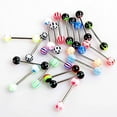 thumbnail image 1 of Body Chain Stainless Steel 30PCS Piercing Rings Barbell Cosmetic Tongue Navel Jewelry Accessories 30PCS, 1 of 5