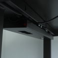 thumbnail image 3 of MotionGrey Under Desk Cord Management Cable Tray Organizer for Work Computer Tables, Home and Office Sit-Stand Desks - Black Color, 3 of 5