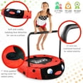 thumbnail image 6 of Pure Fun 36-inch Ladybug Plush Jumper Kids Trampoline with Handrail, 75lb Weight Limit, Includes Pillow, 6 of 11