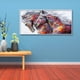 thumbnail image 1 of Cuadros Decorativos Pintura de diamantes Caballos de piel coloridos DIY Cuadro de pared de mosaico redondo completo 80x40cm JShteea  Nuevos Originales, 1 of 9