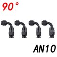 thumbnail image 1 of 4pcs for Swivel PTFE Oil Fuel Line End Fitting AN3/4/6/8/10/12 Straight 0/45/90/180 Reusable Hose End Adapters~1998, 1 of 1