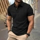 thumbnail image 2 of Mens Casual Manga Corta Botón Abajo Camisas, Nuevo Estilo Sólido Color Ventilar, Suelto Solapa Bolsillo Superior, 2 of 6
