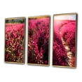 thumbnail image 3 of Designart "Fuchsia Florals in Full Bloom" Floral Framed Wall Art Set Of 3 - Pink Floral Frame Gallery Wall Set For Home Decor, 3 of 7