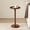 Brown, variant on Hearthlight Home Round Side Table, Small Drink Table End Table with Solid Wood Leg for Living Room Bedroom Office,Brown,12inch