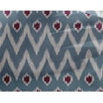 thumbnail image 4 of oneOone Georgette Viscose Fabric Chevron Ikat Print Fabric By Yard 42 Inch Wide, 4 of 4