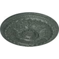 thumbnail image 3 of 28"OD x 2 3/4"P Stockport Ceiling Medallion (Fits Canopies up to 6 1/4"), Hand-Painted Athenian Green Crackle, 3 of 6