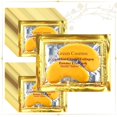 thumbnail image 1 of Cosmos verde. 30 pares de parches debajo de los ojos de oro de 24 quilates, máscara de ojos de colágeno con cristal dorado, tratamientos para ojeras, elimina las bolsas debajo de los ojos, almohadilla, 1 of 5