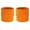 Neon Orange, variant on Wrist Sweatbands - Athletic Cotton Terry Cloth Wristband Pair, White