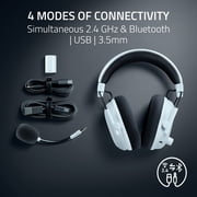 Razer Blackshark V3 Pro Wireless ANC PC Gaming Esports Headset, 2.4Ghz, Bluetooth, White