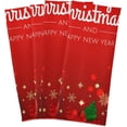 thumbnail image 2 of Merry Christmas Balls Stars Flowers Kitchen Towel, Dish Towels Quick Drying Tea Towels Absorbent Hand Towels for Kitchen Sink Dinner Table 28 x 18 Inches, Set of 6, 2 of 7
