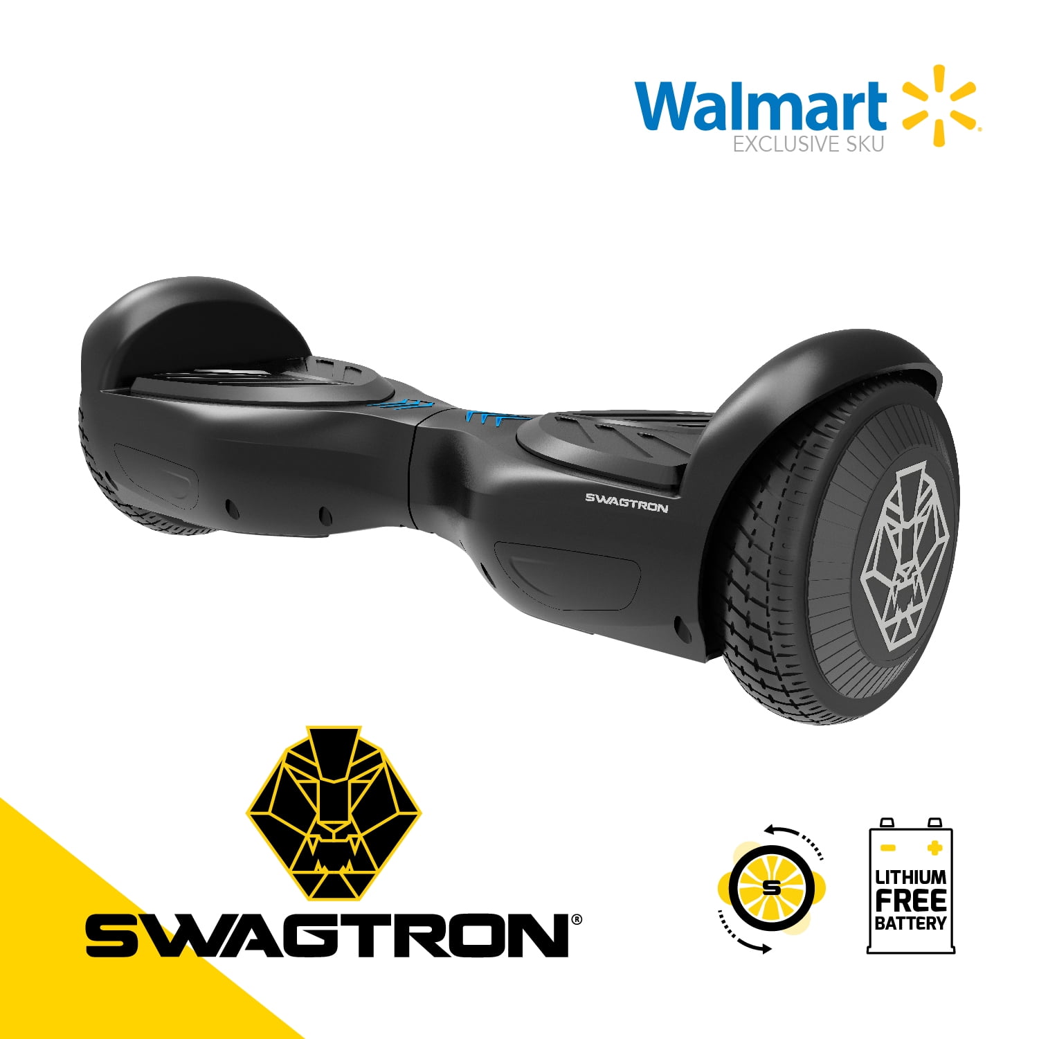 Swagtron T882 Helix Swagboard Hands-Free Self-Balancing Hoverboard LED Ul2272