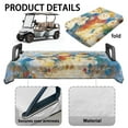 thumbnail image 6 of Yuyamidu Cute Snowman Golf Cart Seat Covers Christmas Club Car Seat Towel Blanket Fits in More 2 Person Seats Golf Carts, Blue Soft Flannel, 6 of 8
