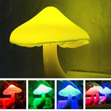 

Christmas Gift LED Night Lights Mushroom Shape Automatic Sensor Bedroom Decor Wall Lamps for Kid Room Bedside Lamp