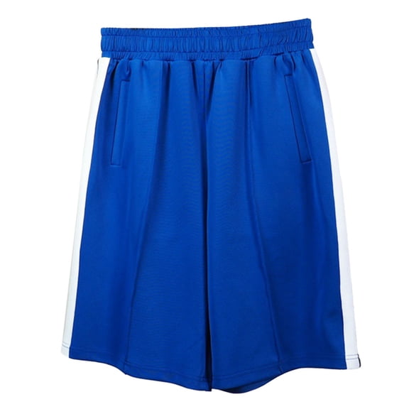 CONZONE Mens Sports Shorts Elastic Waist Athletic Shorts for Men Patchwork Color Lightweight Loose Fit Workout Gym Shorts With Pockets