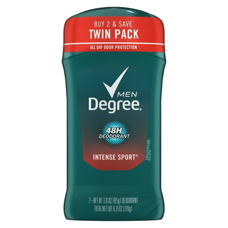 Degree Men Intense Sport 24H Deodorant, 3 oz, 2 count