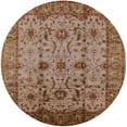 thumbnail image 1 of Ahgly Company Indoor Round Mid-Century Modern Light Copper Gold Oriental Area Rugs, 5' Round, 1 of 6
