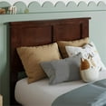 thumbnail image 2 of Pemberly Row Madison Twin Solid Wood Panel Headboard in Walnut, 2 of 8