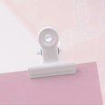 thumbnail image 4 of 12pcs 22mm White Small Bulldog Clips, Metal Paper Binder Clips for Office Home Kitchen Photo Documents, 4 of 5