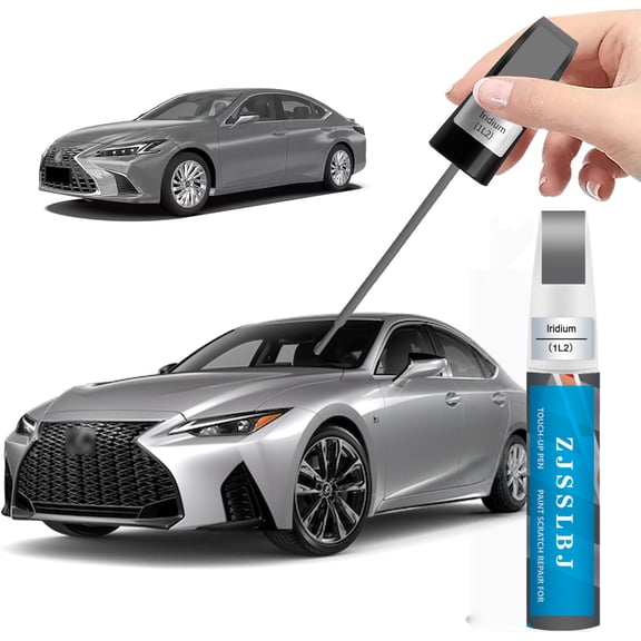 Iridium (1L2) Touch Up Paint for Lexus-Exact Match 2 in 1 touchup Paint Pen for Chips and Nicks Repair Car Paint Scratch Repair Kit