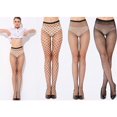 thumbnail image 3 of Femmes Sexy Résille Creux Collants Punk Bas Collants Extensibles une Taille, 3 of 9