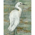 thumbnail image 2 of Goldberger, Jennifer 12x14 Gold Ornate Wood Framed with Double Matting Museum Art Print Titled - Textured Heron II, 2 of 4