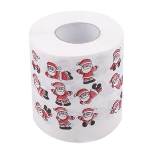 Giyblacko Serviettes de vaisselle Microfibre Nettoyage Vêtements Noël motif papier toilette Père Noël arbre imprimé tissu