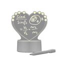 thumbnail image 1 of Lishi Creative Effaçable LED Message Board - Base Blanche Lumineuse, Taille Mini, Cadeau d'Anniversaire Parfait, 1 of 3
