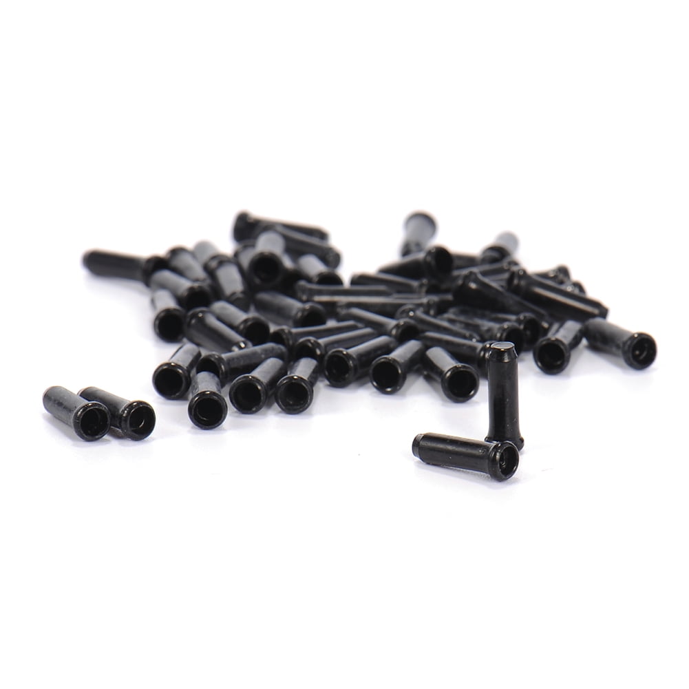 50pcs Aluminum Bike Bicycle Brake Shifter Inner Cable Tips Wire End Cap New