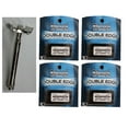 thumbnail image 1 of Rasoir de Sûreté à Double Tranchant + Lames de Rasoir à Double Tranchant Wilkinson Sword, 10 Unités (Lot de 4), 1 of 1