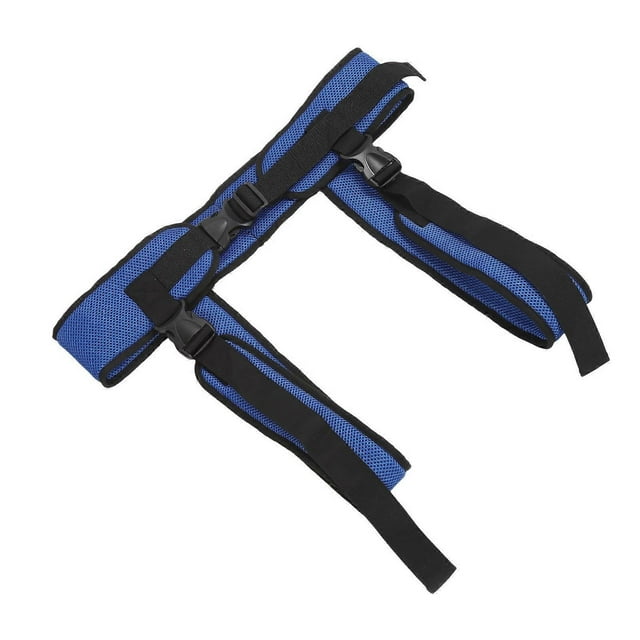 Wheelchair Belt Support Vest Adjustable Wheelchair Belt Breathable Whole Body Blue Seatbelt