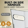 thumbnail image 3 of 2 Extra Large Plastic Storage Bins Home Organization, 3 of 6