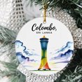 thumbnail image 2 of Colombo Sri Lanka Christmas Ornament, Collection of City Travel Souvenirs for Family and Friends, Christmas Tree Ornament City Travel, Trips of The Year, Christmas Ornament 2025, 2 of 5