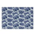 thumbnail image 1 of Traditional Cutting Board, Watercolor Chinese Lotus Purple Mallow Flowers Pattern, Decorative Tempered Glass Cutting and Serving Board, Small Size, Lilac Purple White, by Ambesonne, 1 of 1